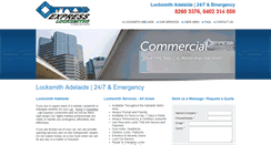 Desktop Screenshot of expresslocksmith.com.au