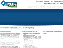 Tablet Screenshot of expresslocksmith.com.au